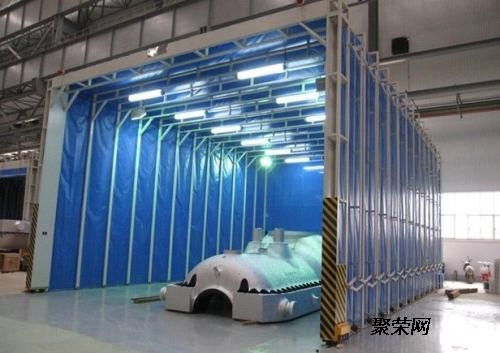 噴漆專用伸縮移動噴漆房 山東新邁環保設備生產廠